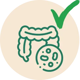 EmmaRelife gut support certified badge