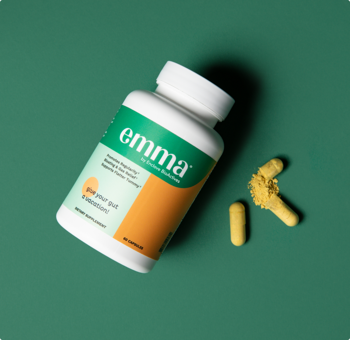 EmmaRelife supplement capsules for gut health